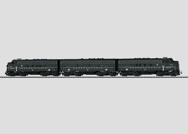 Marklin 37624 EMD F7 van de Pennsylvania Railroad, Hobby en Vrije tijd, Modeltreinen | H0, Zo goed als nieuw, Locomotief, Wisselstroom
