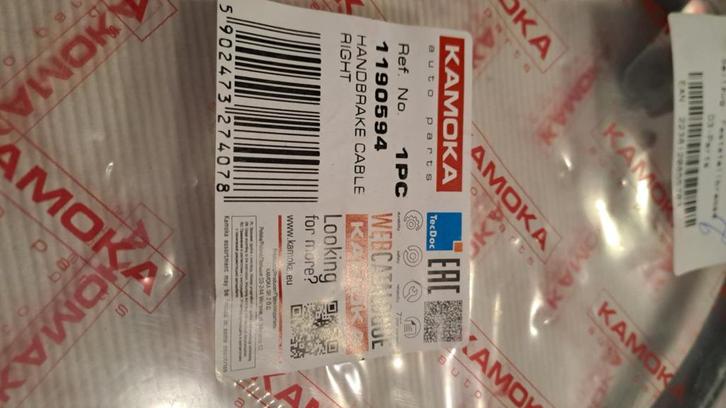 Cable frein à main gauche Qasqhai J10, Autos : Pièces & Accessoires, Freins & Transmission, Nissan, Neuf, Enlèvement