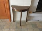 Petite table demi-lune en chêne, Ophalen