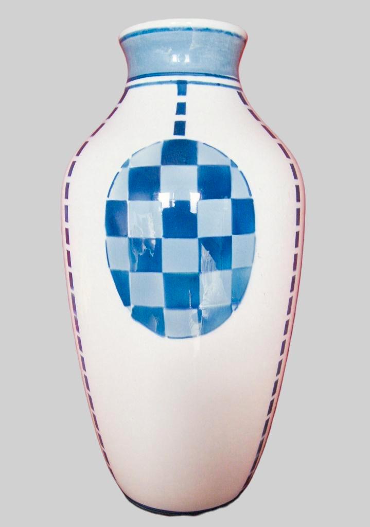 Vaas Boch Keramis DAMIER 1958, Antiek en Kunst, Antiek | Vazen, Ophalen