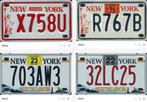 Kenteken USA nummerplaat NEW YORK MOTORCYCLEplaque d'immatri, Verzamelen, Ophalen of Verzenden, Zo goed als nieuw