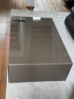 Glazen salontafel, Huis en Inrichting, Ophalen, Gebruikt