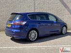Ford S-Max 2.0 Titanium Automaat | Pano | 1/2 Leder | Cruise, Auto's, Ford, Automaat, Monovolume, Blauw, 180 g/km