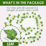 Kunstklimopslinger | 6 stuks |  210 cm | GRATIS LEVERING, ADORAMOUR, Binnen, -, Verzenden