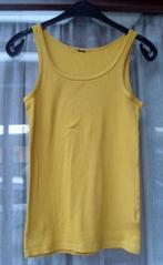 Oker-geel topje van H&M maat S/M, Kleding | Dames, Topjes, H&M, Verzenden, Geel, Gedragen