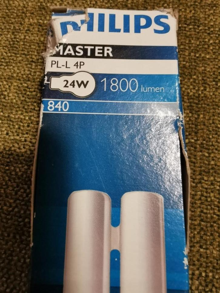 Philips Master pl-l 4p 24w 1800 lumen., Huis en Inrichting, Lampen | Losse lampen, Nieuw, Spaarlamp, Minder dan 30 watt, Overige fittingen