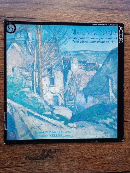 Magnard - Sonate Pour Violon Et Piano Op. 13, Trois Pièces P, Cd's en Dvd's, Vinyl | Klassiek, Modernisme tot heden, 12 inch, Ophalen of Verzenden