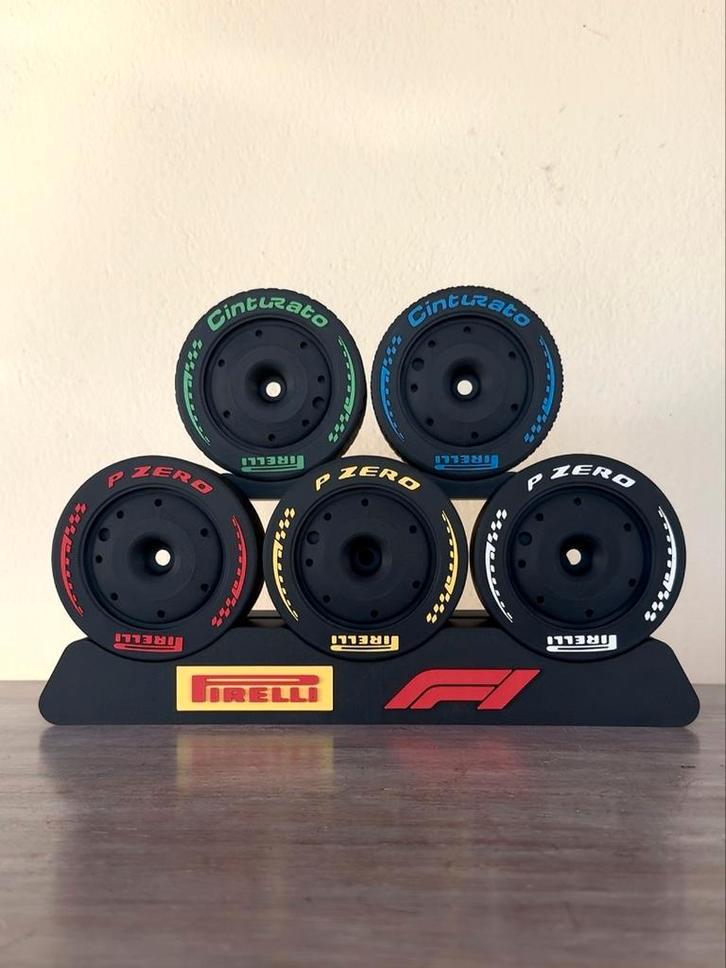 Pneus F1 2026 avec support. Maintenant en vente pour 49,95€, Collections, Marques automobiles, Motos & Formules 1, Neuf, ForTwo