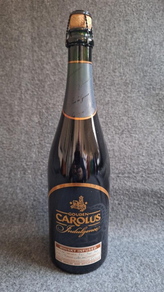 Gouden Carolus Indulgence Whisky Infused batch no 002, Verzamelen, Biermerken, Nieuw, Flesje(s), Overige merken, Ophalen of Verzenden