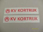 stickers KV Kortrijk, Nieuw, Sport, Verzenden