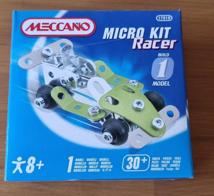 Meccano Micro kit Racer 1701D, Kinderen en Baby's, Speelgoed | Bouwstenen, Nieuw, Overige merken, Ophalen of Verzenden