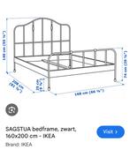 cadre de lit ikea (matelas non inclus), Enlèvement, Comme neuf, Deux personnes