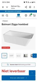 Hoekbad balmani zigga, Doe-het-zelf en Bouw, Sanitair, Ophalen, Nieuw, Bad