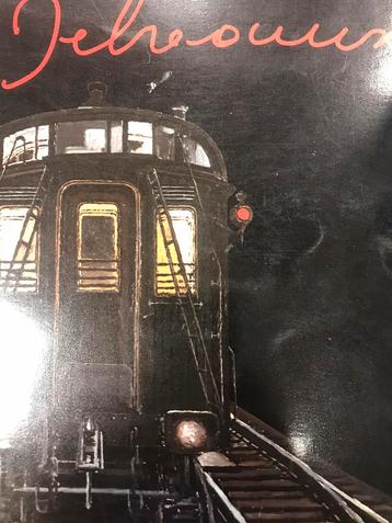 Paul Delvaux Gares Traines 100pag surrealisme, Enlèvement ou Envoi, Comme neuf, Peinture et dessin
