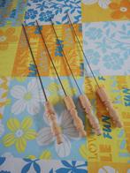 4 broches pour barbecue., Ophalen of Verzenden, Zo goed als nieuw