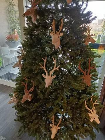 kerstboom decoratie   herten en eland kopjes, Enlèvement, Comme neuf