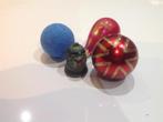 Mix van 4 kerstdeco’s met klokje, Diversen, Kerst, Ophalen of Verzenden, Zo goed als nieuw