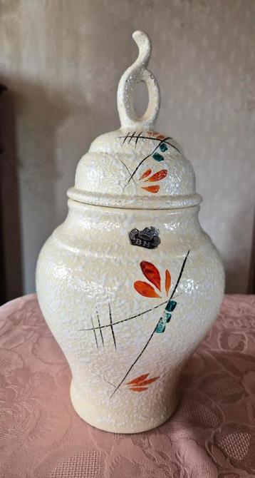 Vintage vaas van Henry Bequet beschikbaar voor biedingen