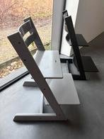 Trip Trap stoel zwart of grijs, Enlèvement, Utilisé, Chaise évolutive, Coulissant