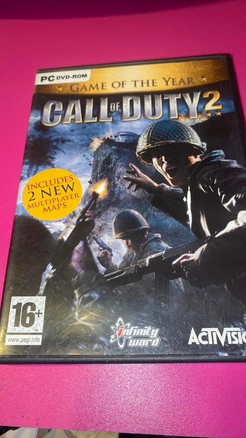PC DVD- ROM GAME/CALL OF DUTY 2 ! IN PERFECTE STAAT !!, Games en Spelcomputers, Games | Pc, Ophalen of Verzenden