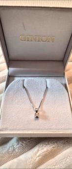 Chaine plus pendentif or blanc diamant, Bijoux, Sacs & Beauté, Comme neuf, Blanc, Or, Avec pierre précieuse