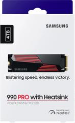 Samsung 990 Pro (incl heatsink) 4TB - Gamers Pack Edition, Nieuw, Ophalen of Verzenden