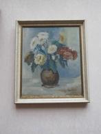 schilderij bloemen, Ophalen of Verzenden, Gebruikt, Schilderij