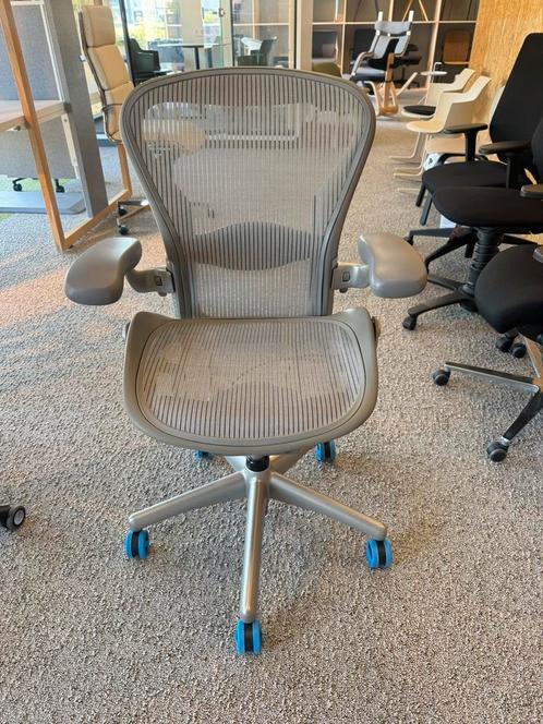 100x Herman Miller Aeron Titanium | 5 jaar garantie | REFURB, Huis en Inrichting, Bureaustoelen, Zo goed als nieuw, Bureaustoel