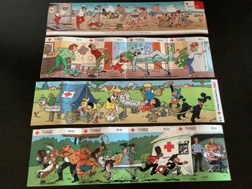 STICKERS RODE KRUIS THEMA ( STRIPS), Verzamelen, Ophalen, Zo goed als nieuw, Strip of Tekenfilm