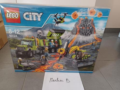 LEGO City 60124 - Vulkaan Onderzoeksbasis (nieuw - seald), Kinderen en Baby's, Speelgoed | Duplo en Lego, Nieuw, Lego, Complete set