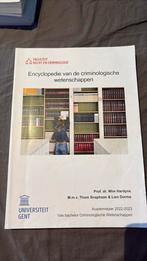 Encyclopedie van Criminologische wetenschappen - W. Hardyns, Ophalen, Zo goed als nieuw