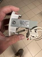 4x Delta Light spot - halogeen 12v - inbouw - incl lamp, Ophalen, Zo goed als nieuw