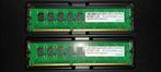 🖥️ 2 x Synology Apacer 1GB ECC PC3-10600 CL9 geheugen 🤓, Informatique & Logiciels, Mémoire RAM, Utilisé, Enlèvement ou Envoi