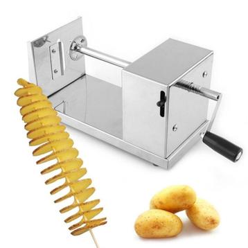 Friet spiraal snijder, aardappel spiraal snijder, aardappel. beschikbaar voor biedingen