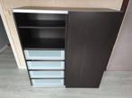 Ikea : Meuble Besta brun noir avec tiroirs, Maison & Meubles, Enlèvement