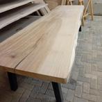 Boomstamtafel eiken, 320 lang, Huis en Inrichting, Ophalen, Nieuw, Eikenhout