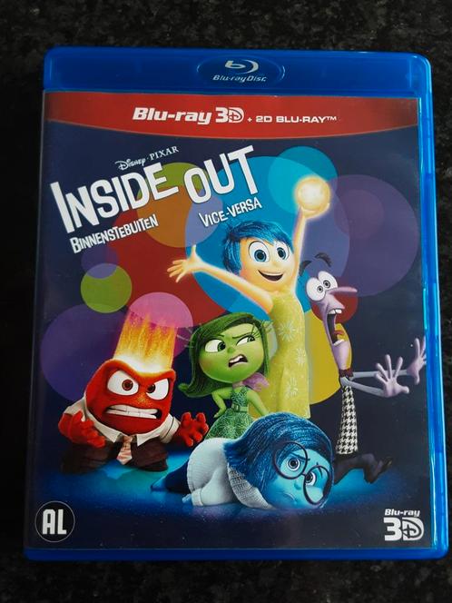 Inside Out 3D blu ray NL, Cd's en Dvd's, Blu-ray, Zo goed als nieuw, Tekenfilms en Animatie, 3D, Ophalen of Verzenden