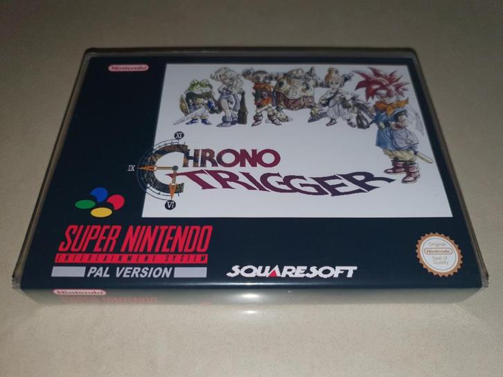 Chrono Trigger PAL SNES Game Case, Games en Spelcomputers, Games | Nintendo Super NES, Zo goed als nieuw, Verzenden