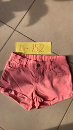 Roze Jeansshort maat 152, Kinderen en Baby's, Kinderkleding | Maat 152, Ophalen, Gebruikt, Meisje, Broek