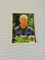 Voetbal: Sticker football 95 :  Pascal Plovie - Club Brugge, Autocollant, Enlèvement ou Envoi, Neuf