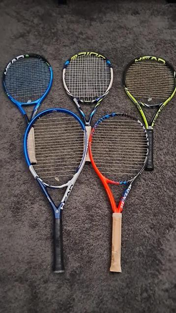ZGAN Tennisrackets / 5 stuks - diverse merken beschikbaar voor biedingen