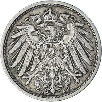 Reich allemand 5 Pfennig 1911