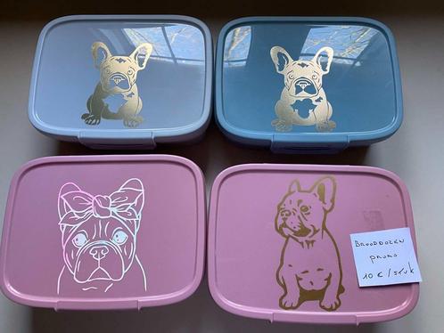 Brooddozen met bulldogafbeelding, Dieren en Toebehoren, Honden-accessoires, Nieuw, Ophalen of Verzenden