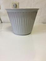 Vintage cachepot doorsnede +/- 20,5 cm - H 15,5 cm, Enlèvement ou Envoi, Moins de 25 cm, Rond, Utilisé