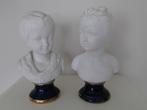 Set van twee zeer verfijnde buste in porselein, Ophalen of Verzenden
