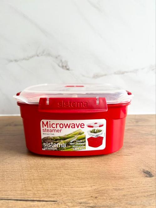Sistema microwave steamer - 2,4 liter, Huis en Inrichting, Keuken | Tupperware, Zo goed als nieuw, Ophalen of Verzenden