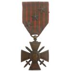 Francia - Croix de Guerre, Armée de terre, Envoi, Ruban, Médaille ou Ailes