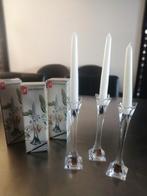 Kristallen kaarsenhouders, Ophalen of Verzenden, Zo goed als nieuw