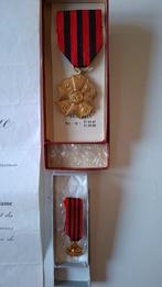 medaille civique de 2 ème, Verzamelen, Ophalen of Verzenden, Overige soorten, Lintje, Medaille of Wings