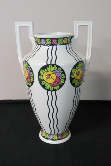Art Deco vaas Boch Frères ontwerp Charles Catteau  beschikbaar voor biedingen